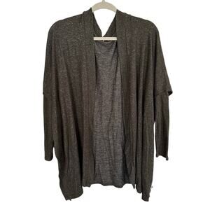 Super soft stretchy S M army green sweater wrap Maurice’s long sleeve top layers